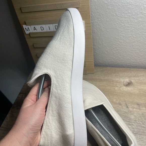 Allbirds Men’s White Wool Lounger Slip on Shoes - Picture 7 of 8